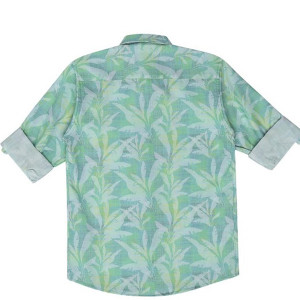 Boys Floral Opaque Printed Casual Shirt